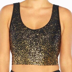 Marika carter black gold cage back XS